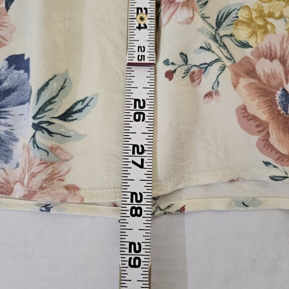 TORRID Tank Size 1X Floral Babydoll Challis Tunic Tank Summer Spring Sleeveless - Picture 9 of 12